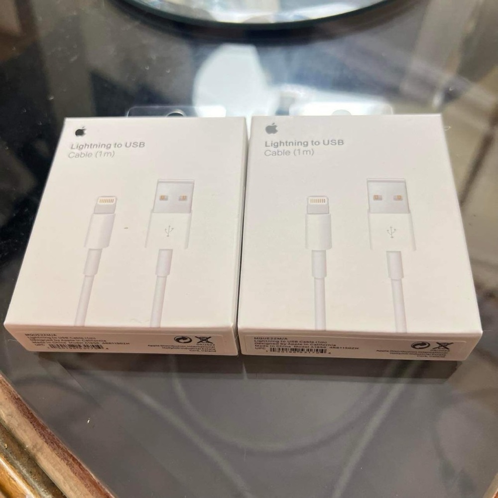 (2) new Apple lighting usb cable